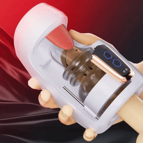 Superbuyg™Blowjob Queen 10 Tapping Thrusting Male Glans Training Stimulator,Star-starring identical mold production  [free of tax]【❤️Discreet Shipping】