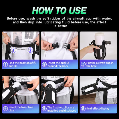 Male Masturbators Cup Hands-Free Tool, Male Masturbator Accessories, Easy to Use