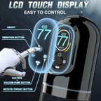 Innovative 7 Sucking & Vibrating & Thrusting & Rotating & Licking Automatic Male Masturbator