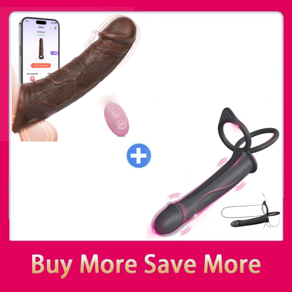 (BLACK) APP Controlled 9 Vibration Intensities Vibrating Penis Sleeve