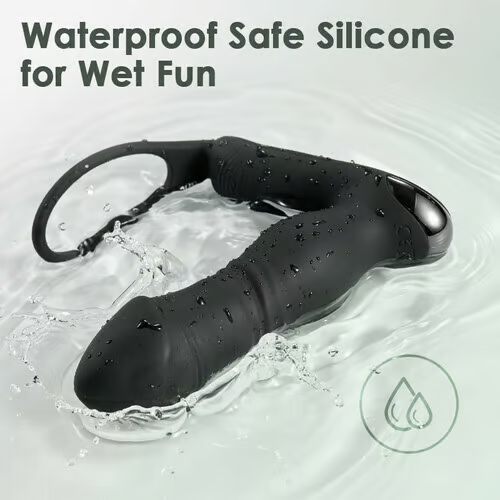 SPY 8 Telescopic Vibration Anal Vibrator Prostate Massager 1.44 Inch for Skilled Player