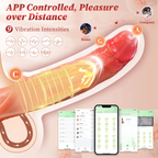 app controlled vibrating penis sleeve for men and couples