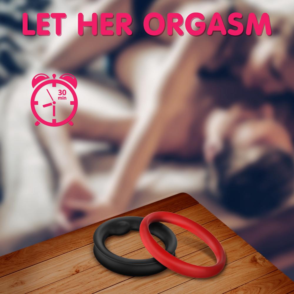 S-HANDE Premium Stretchy Longer Harder Stronger Erection Cock Ring