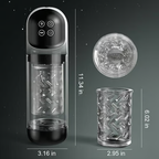 Night Elf 7 Rotation Suction Vacuum Pumps Masturbator Cup Pocket Pussy Adult Sex Toys Men