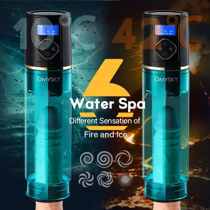 Superbuyg™QMYSKY 6 Hydrotherapy with Display Male Enhancement Water Penis Pump,Star-starring identical mold production [free of tax]【❤️Discreet Shipping】