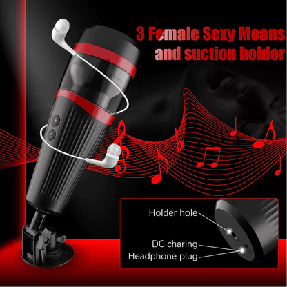 Handsfree Masturbator | Thrusting Sex Toy Vibrating Cup