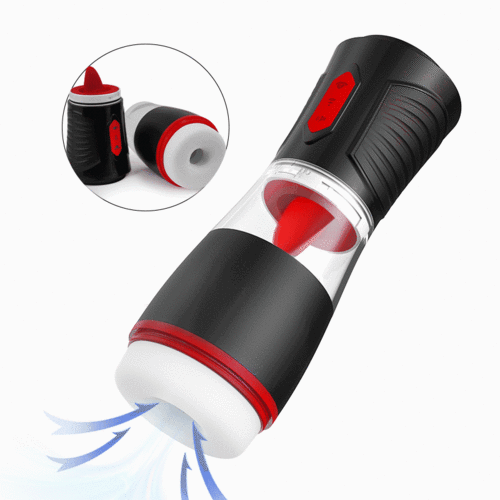 Eveandlove 4 Sucking Modes & 7 Tongue-Licking Male Masturbator Cup