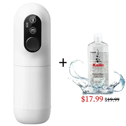 Telescopic And Automatic Heating Masturbation Cup With 4 Modes