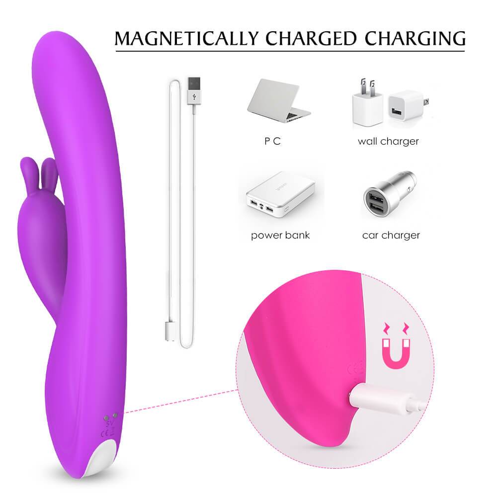 Rabbit Vibrator, Clitoris And G-Spot Dual Stimulation