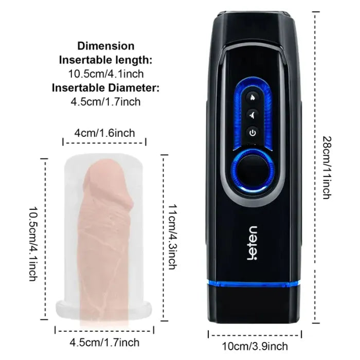 Superbuyg™LETEN Quadruple Piston X9-IV Infinitely Variable Speed Male Masturbator Star-starring identical mold production [free of tax]【❤️Discreet Shipping】