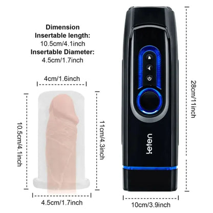 Superbuyg™LETEN Quadruple Piston X9-IV Infinitely Variable Speed Male Masturbator Star-starring identical mold production [free of tax]【❤️Discreet Shipping】