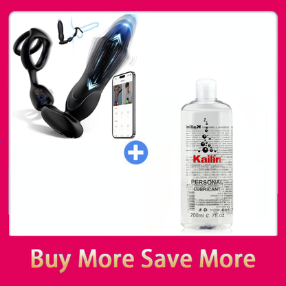 3 Thrusting Expanding & 9 Vibration Modes Thrusting Anal Expansion Prostate Massager