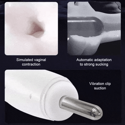 Automatic 7 Sucking and 7 Vibrating Male Masturbator