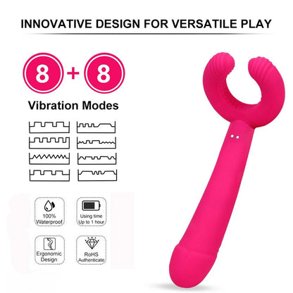 64 Vibrating Modes Dildo Vibrator Sexy Toys For Women Men Couples G Spots Clitoris Testicle Penis Stimulator Massager Adult Toys