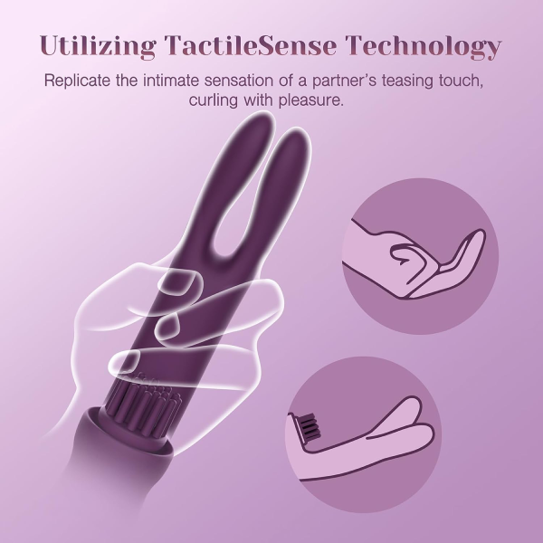 10 x 6 x 7 Modes Come-Hither Clitoral Tickling Rabbit Vibrator