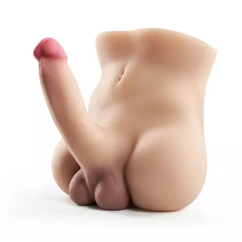 7Lb Slidable Balls Pink Glans Male Sex Doll