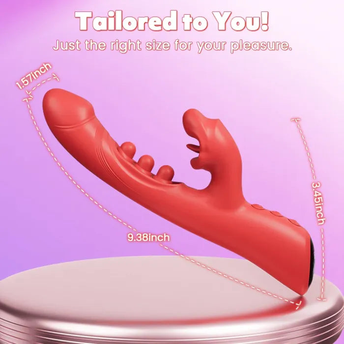 Superbuyg™SATISFY 3-in-1 Kissing and Triple-Tap Vibrator – Clit & G-Spot Pleasure