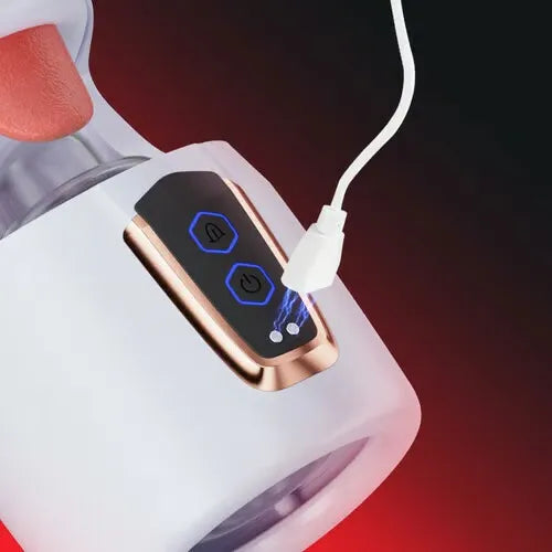 Superbuyg™Blowjob Queen 10 Tapping Thrusting Male Glans Training Stimulator,Star-starring identical mold production  [free of tax]【❤️Discreet Shipping】