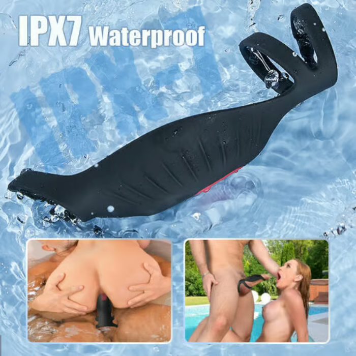 Pleasure Fusion Pro 9 Vibration Modes Efficient&Flexible Cock Ring