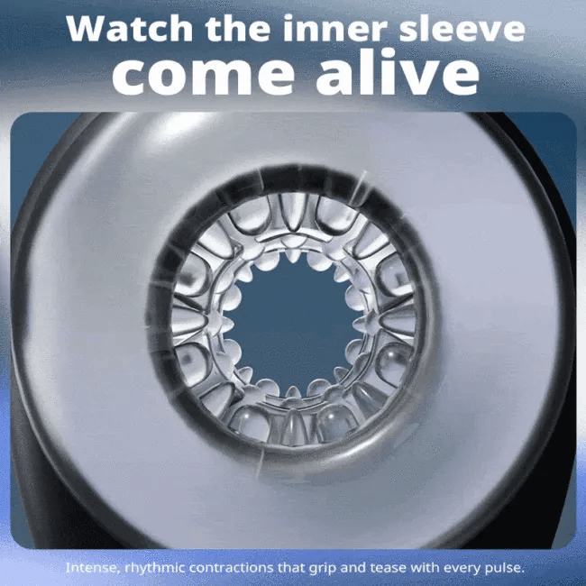 Superbuyg™ Wearable Automatic 9 Swinging 9 Vibrating Male Masturbator